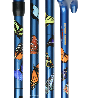 Carbon Fiber Butterfly Folding Cane